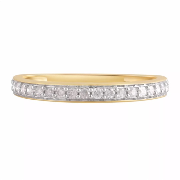SALE🌟.25 CTW Natural Diamond 10K Gold Band - Picture 5 of 8